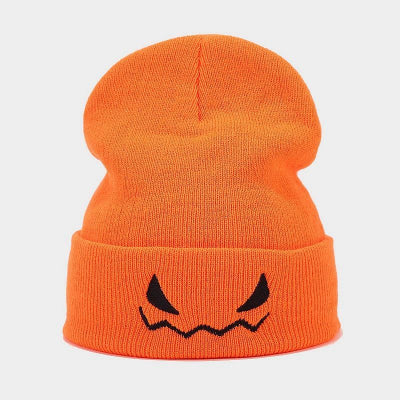 BONNET BÉBÉ ORANGE CITROUILLE HALLOWEEN