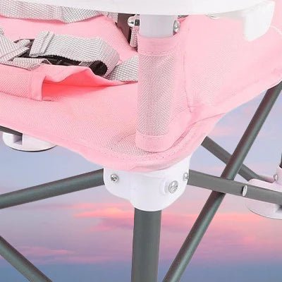 Chaise Haute Bébé - BabyBoosterSeat™ - Rose - Bébé Touriste