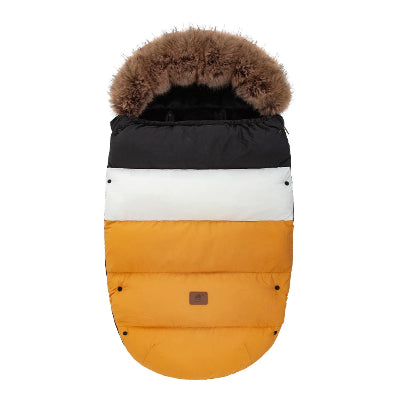 Chancelière Thermique Bébé - noir, blanc, jaune