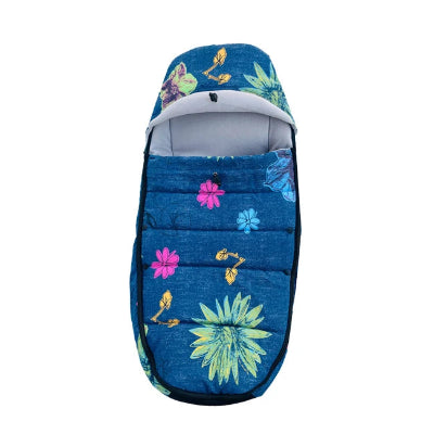 Chancelière pour poussette fleurs