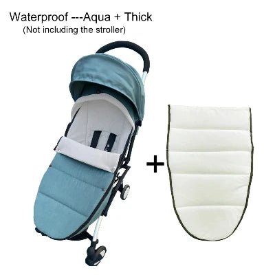 Chancelière Poussette - StrollerFootmuff™ - AQUA - Bébé Touriste