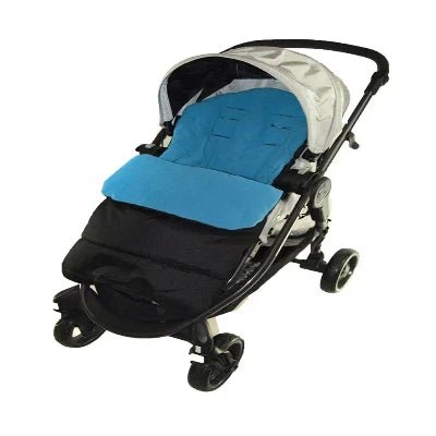 Chancelière Poussette - StrollerFootmuff™ - Bleue clair - Bébé Touriste