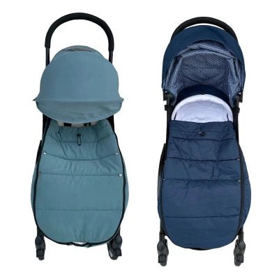 Chancelière Poussette - StrollerFootmuff™ - BLUE - Bébé Touriste
