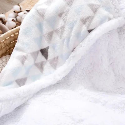 Couverture Bébé - BabyBlanket™ - Bleu Clair - Bébé Touriste