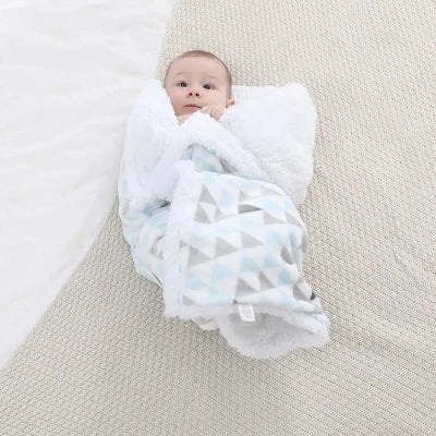 Couverture Bébé - BabyBlanket™ - Bleu Clair - Bébé Touriste