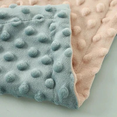 Couverture Bébé - BabyBlanket™ - Bleu et Beige - Bébé Touriste