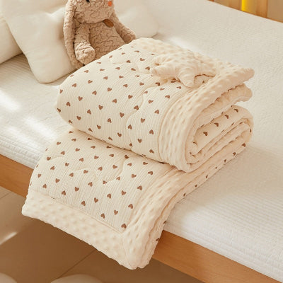 couverture-bebe-beige-amour-brun