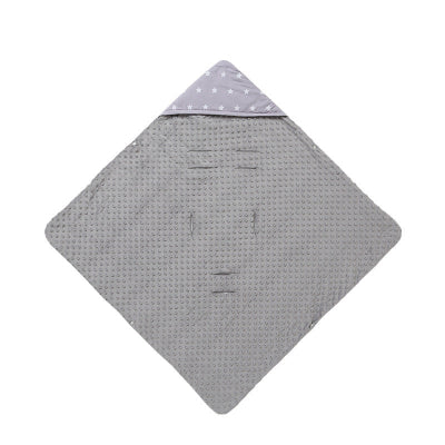 couverture bébé coupe vent gris