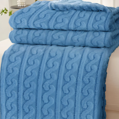 Couverture bébé bleu