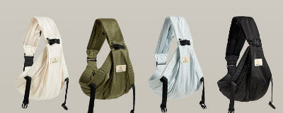 différentes couleurs écharpe de portage avec rangement