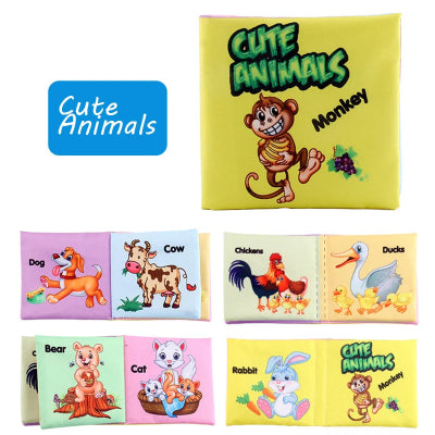 Livre bébé en tissu | Eveil Sensoriel™