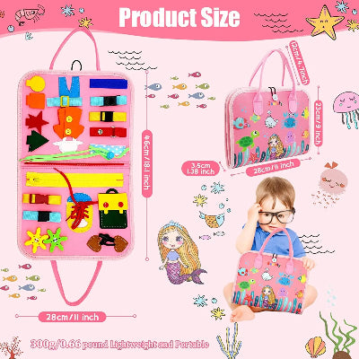 détails livre Montessori rose