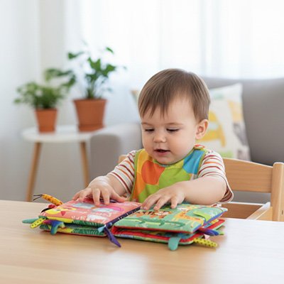 Livre sensoriel bébé