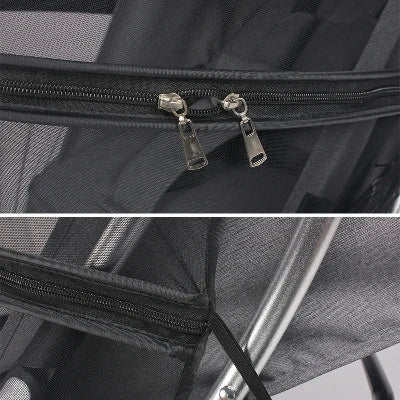 moustiquaire poussette - Bébé Touriste- noir détails