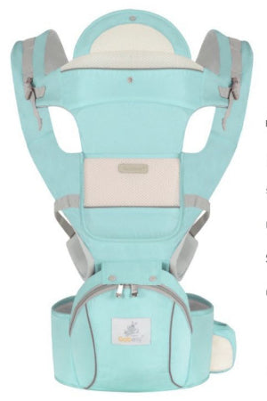 porte bébé 4 en 1 - ergonomique coton vert