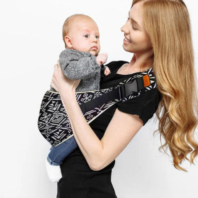 porte bébé arbre noir - écharpe de portage
