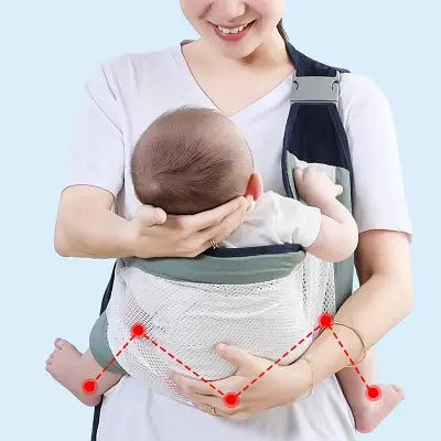 Porte Bébé - BabyCarrier™ - Vert avocat - Bébé Touriste