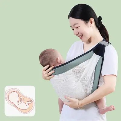 Porte Bébé - BabyCarrier™ - Vert avocat - Bébé Touriste