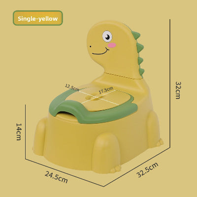 pot-bebe-dinosaure-jaune-dimensions