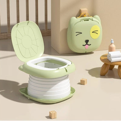 Pot d'apprentissage ergonomique pour bébé  - vert