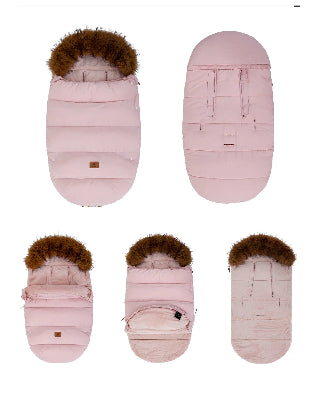 Poussette Chancelière  Cosy Hiver Rose