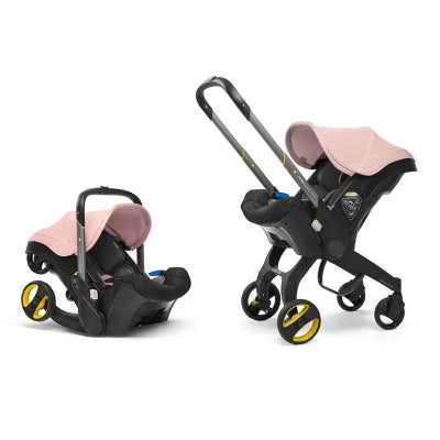 poussette rose 4 en 1 - poussette et siège auto bébé