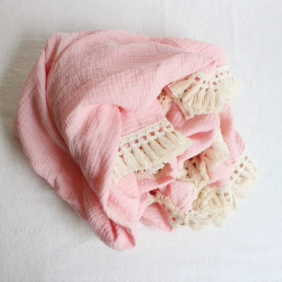 COUVERTURE BEBE ROSE