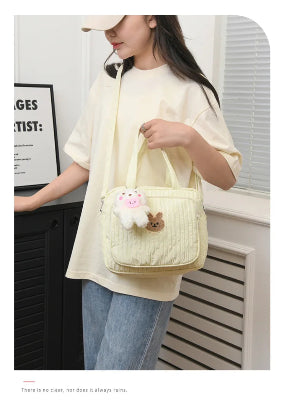 sac a langer jaune avec ourson 