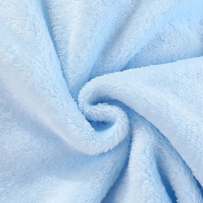 nid d'ange bébé ourson bleu - tissu doux