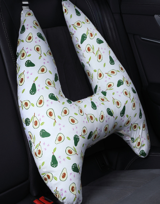 Oreiller de voyage vert